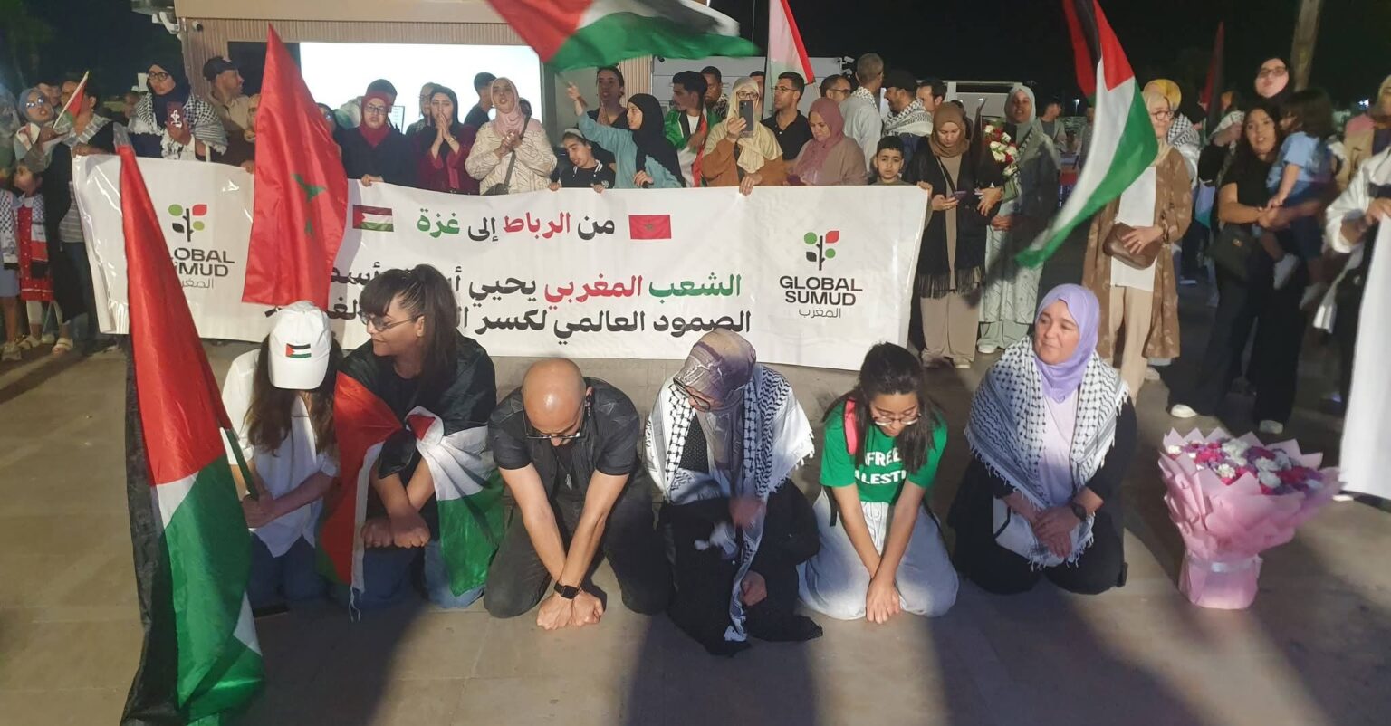  استقبال حافل لناشطين مغاربة من أسطول الصمود