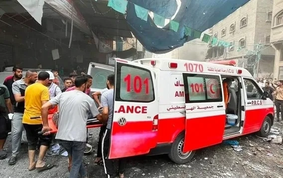 استشهاد فلسطيني جراء قصف وسط غزة