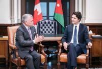الملك ورئيس الوزراء الكندي يعقدان مباحثات ثنائية