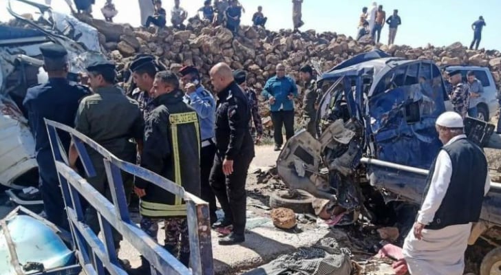 نقل جرحى من حادث المفرق إلى مستشفيات جديدة لإصاباتهم البليغة 