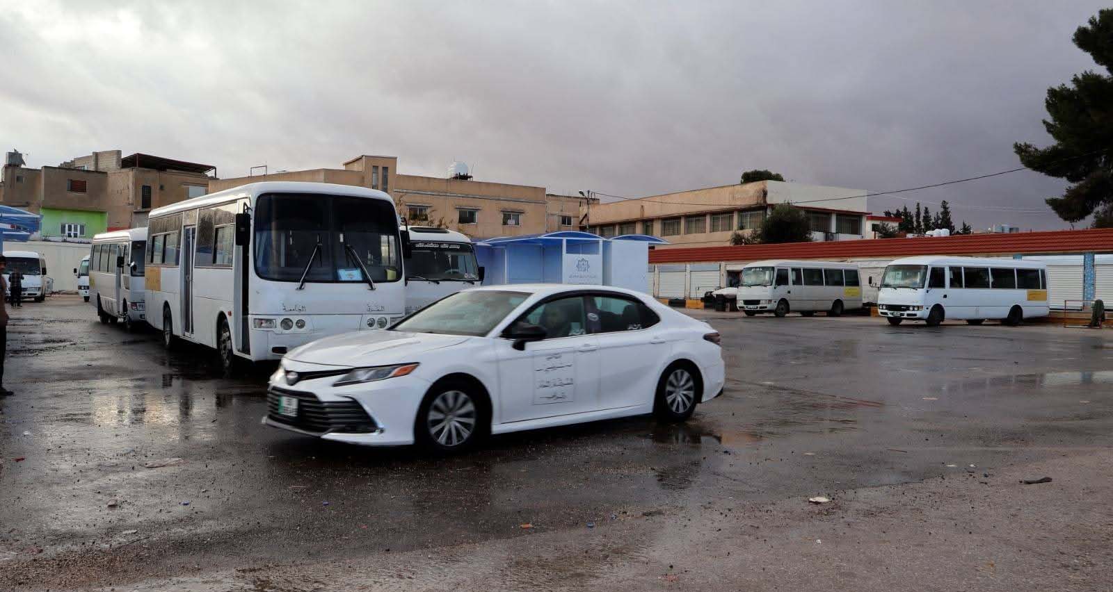 تشغيل المجمع الغربي الجديد للحافلات في المفرق