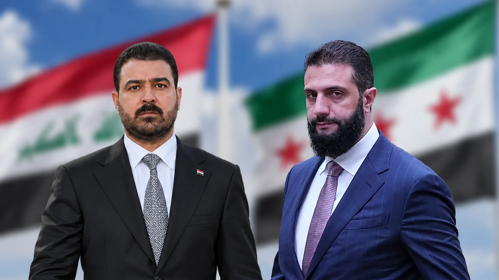 الشرع يستقبل رئيس وزراء العراق في أول زيارة إلى سوريا