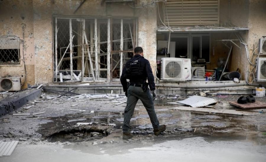 سقوط قذائف بنهاريا وإصابة 133 إسرائيلياً خلال يوم