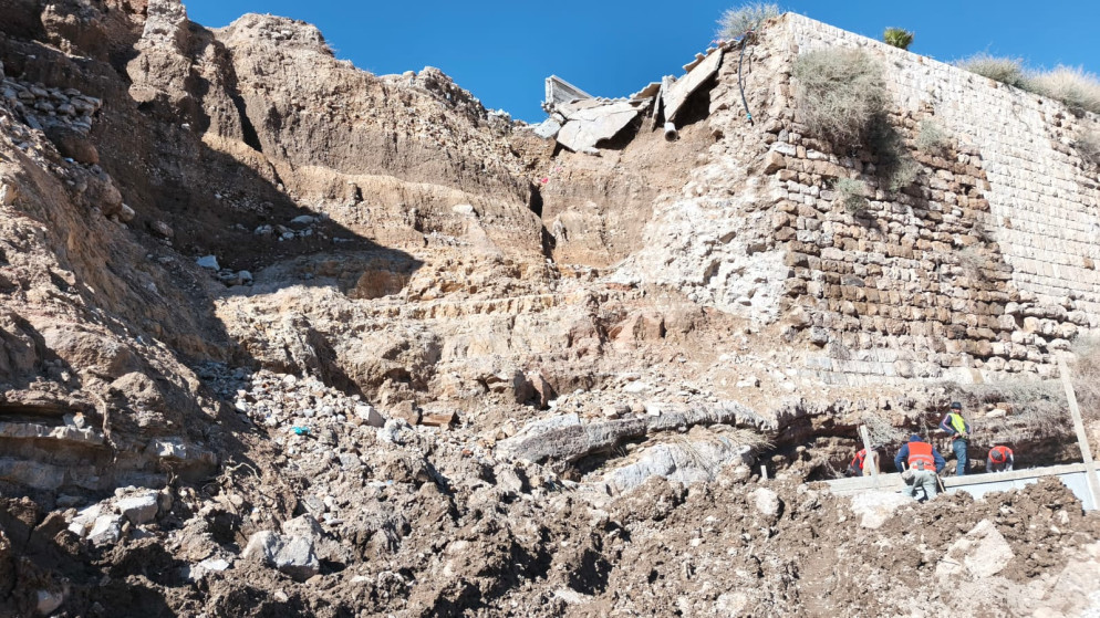 الكرك من أكثر المحافظات تضررا جراء منخفض نهاية العام الماضي