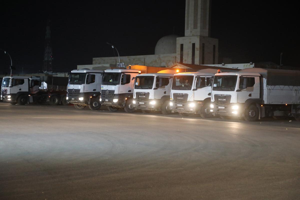 الأردن:تسيير 115 شاحنة غذائية إلى غزة