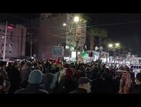 مسيرة حاشدة في اربد نصرة لفلسطين