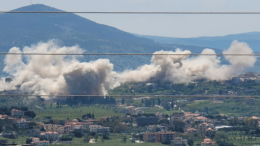 سلسلة غارات إسرائيلية على جنوب لبنان 