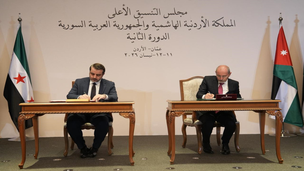 الأردن وسوريا يوقعان أكثر من 10 مذكرات تفاهم