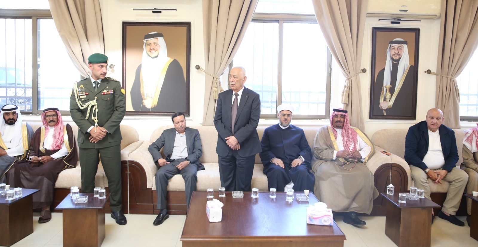 العيسوي يعزي عشائر العدوان والفايز والسحيم