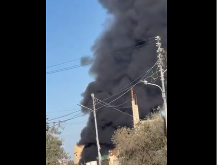 سقوط شظايا صاروخ في معان ..  فيديو