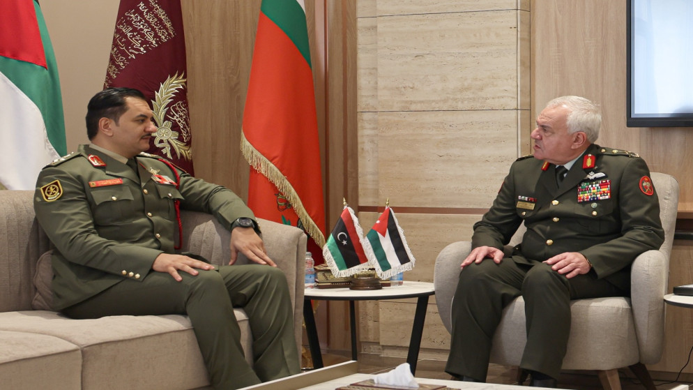 الحنيطي يستقبل نائب القائد العام للقوات المسلحة الليبية