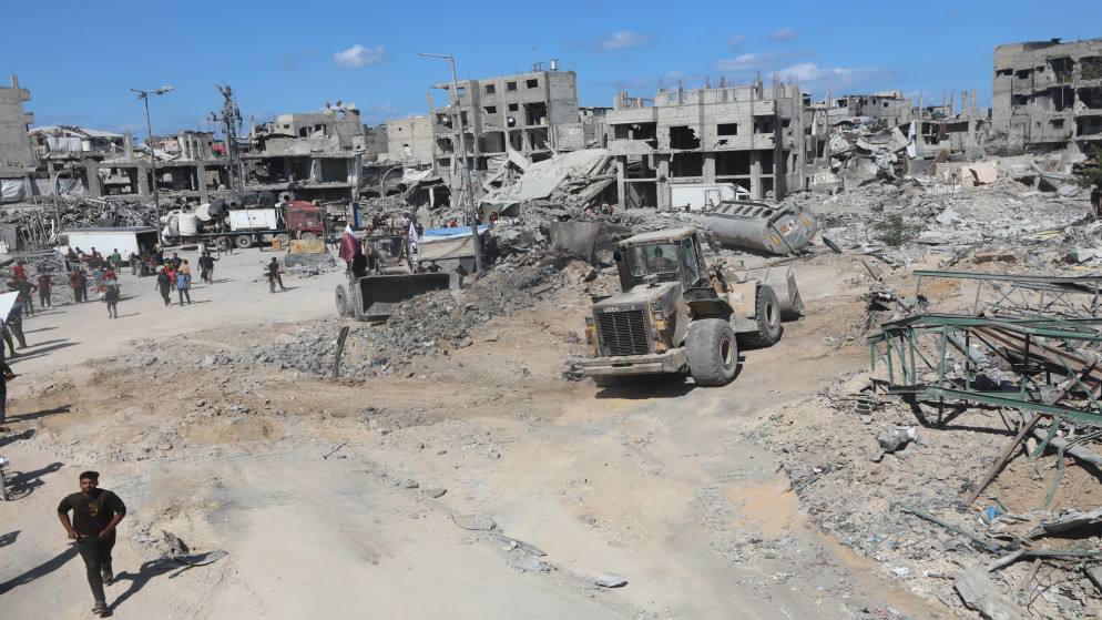 غزة: تدمير واسع لشبكات التصريف وتراكم 25 مليون طن من الركام