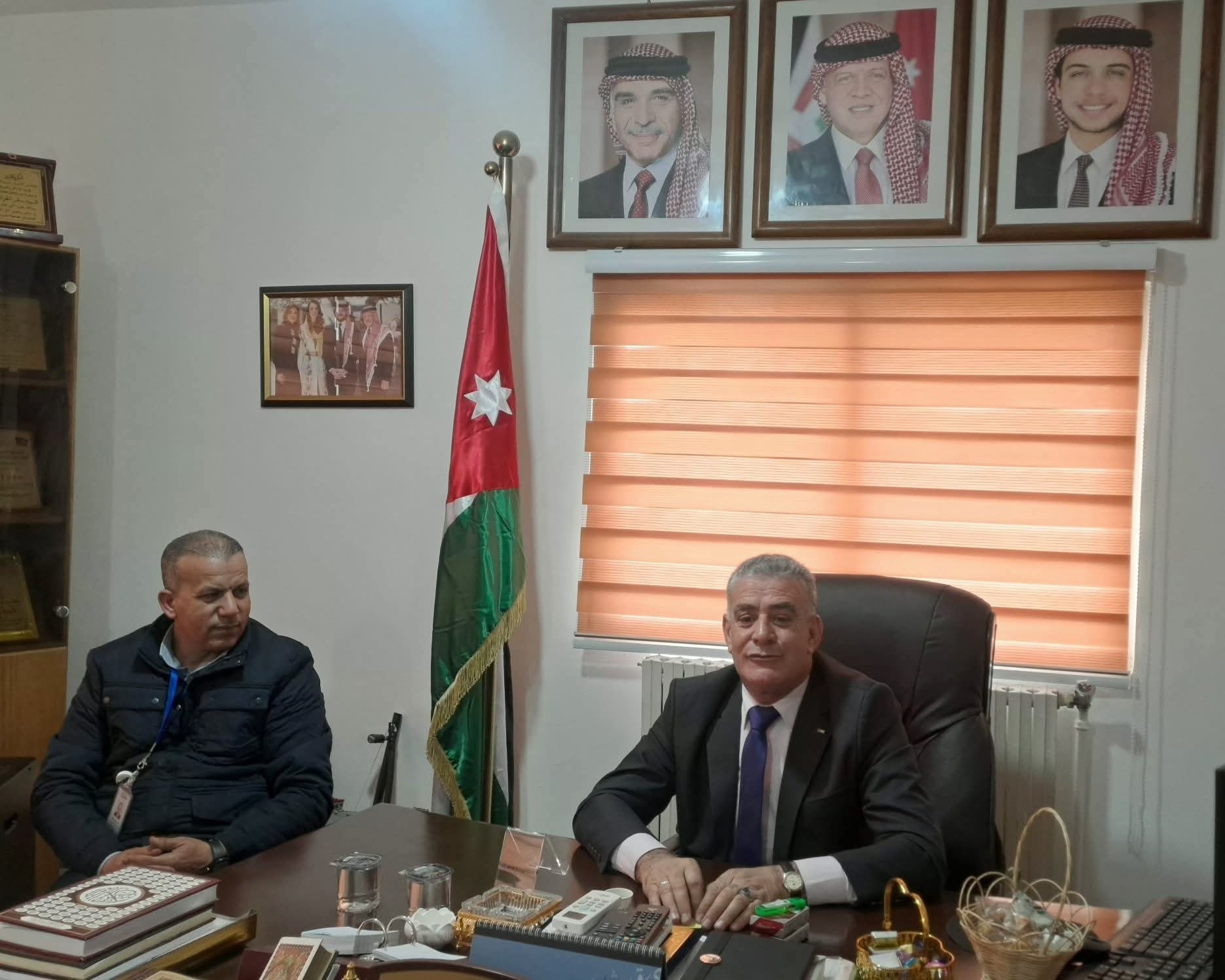 أمين عام وزارة الثقافة يزور مديرية المفرق