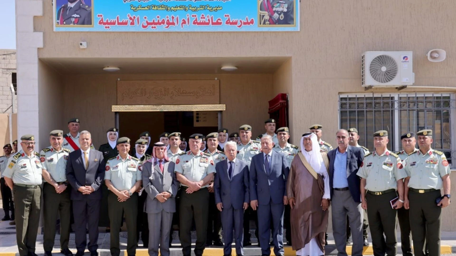 الحنيطي يفتتح مدرسة عائشة أم المؤمنين الأساسية في حوشا بالمفرق