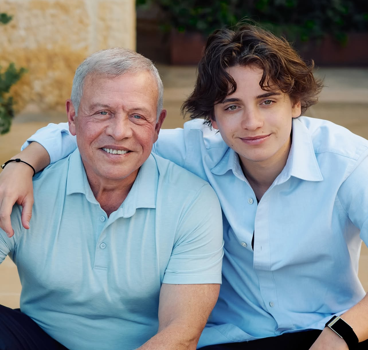 كل عام وجلالة الملك عبدالله الثاني وسمو الأمير هاشم بن عبدالله الثاني بخير، متمنين لهما السعادة والبركة 