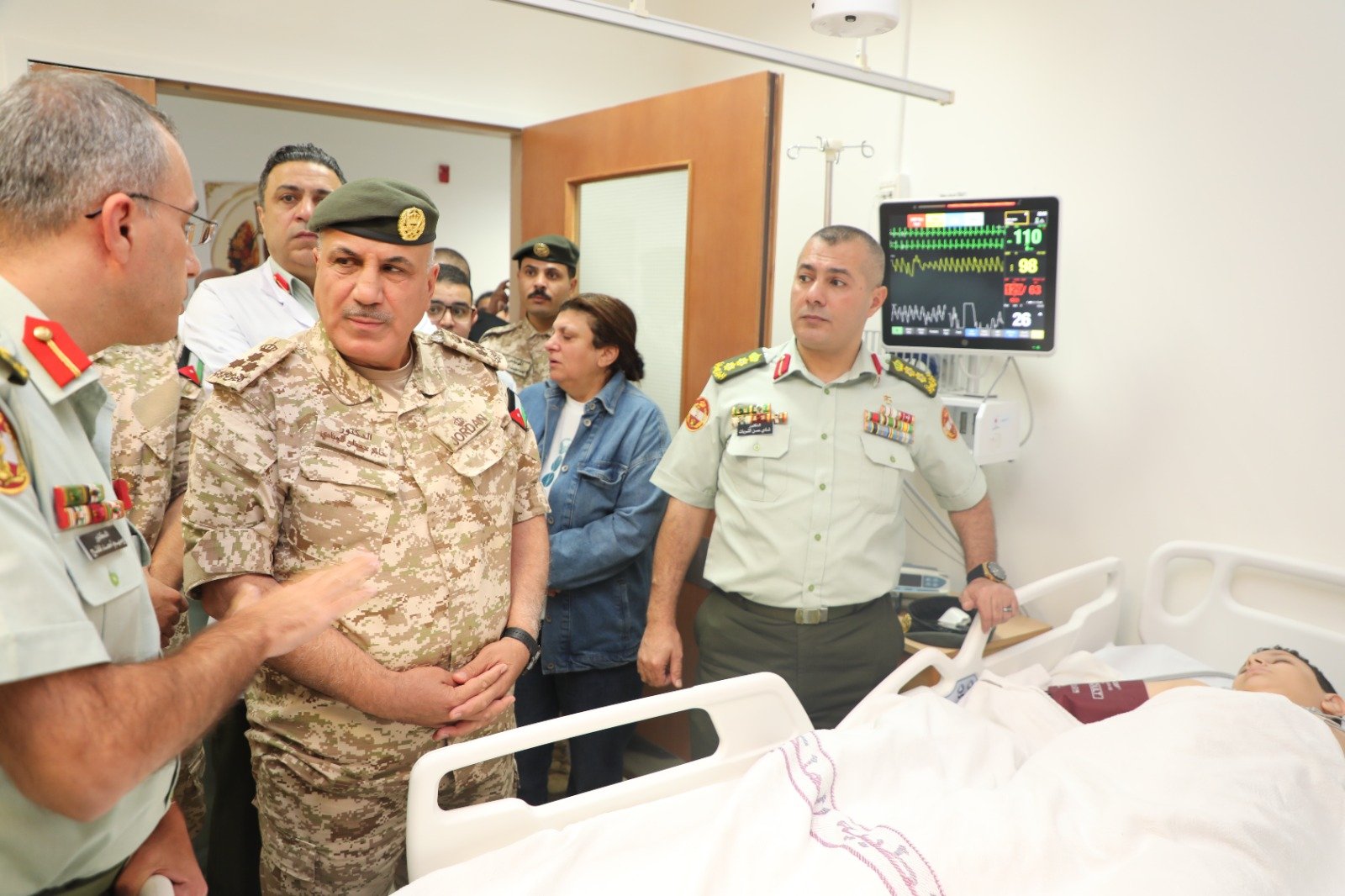 توجيهات ملكية ..  نقل جرحى اعتداء الكرك الإرهابي إلى المراكز الطبية العسكرية