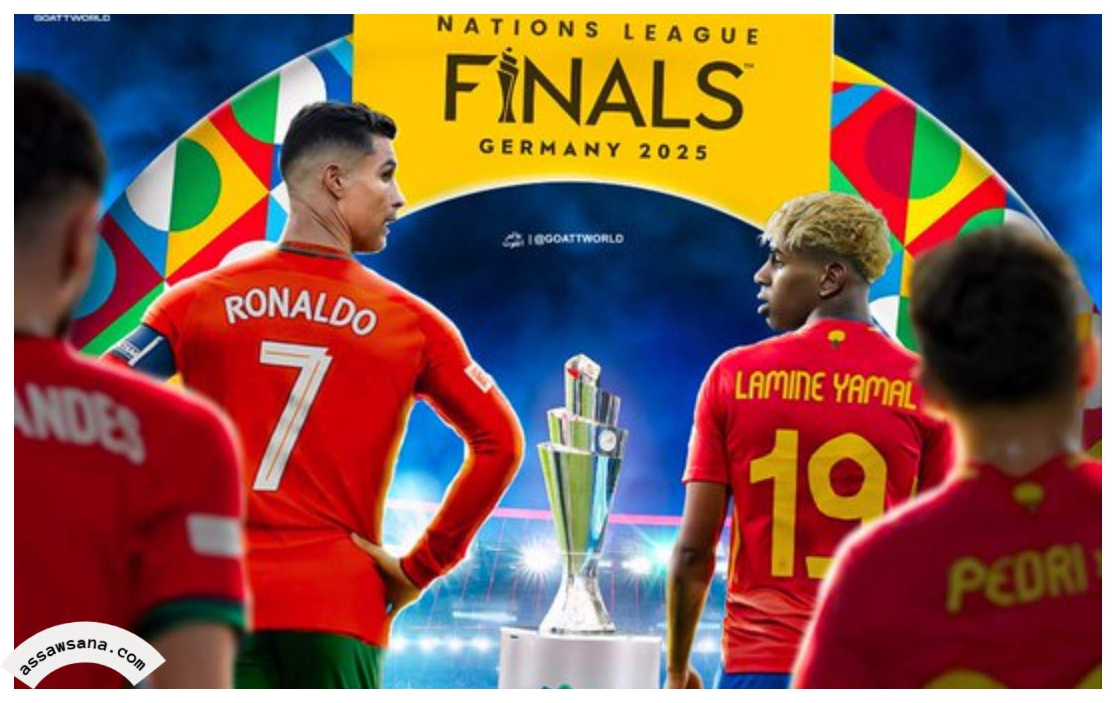 موعد ناري بين البرتغال وإسبانيا في نهائي دوري الأمم