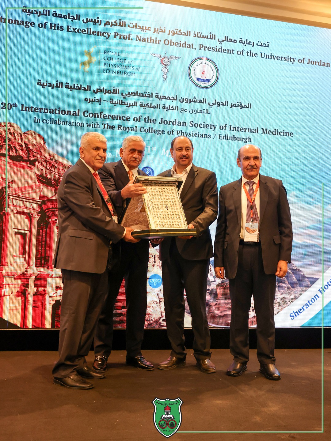 الجامعة الأردنيّة ..  انطلاق المؤتمر الدوليّ الـ20 لجمعيّة اختصاصيِّي الأمراض الداخليّة 