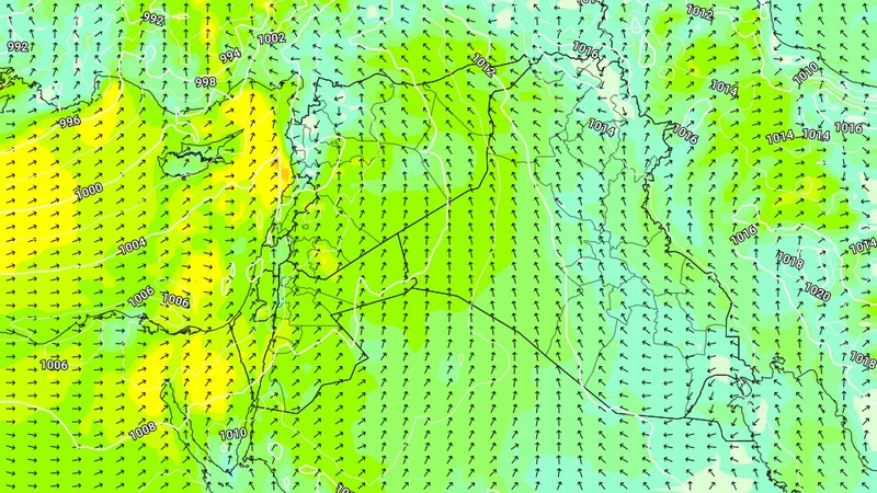 الأردن تتأثر الجمعة بموجة غبارية كثيفة قادمة عبر شبه جزيرة سيناء