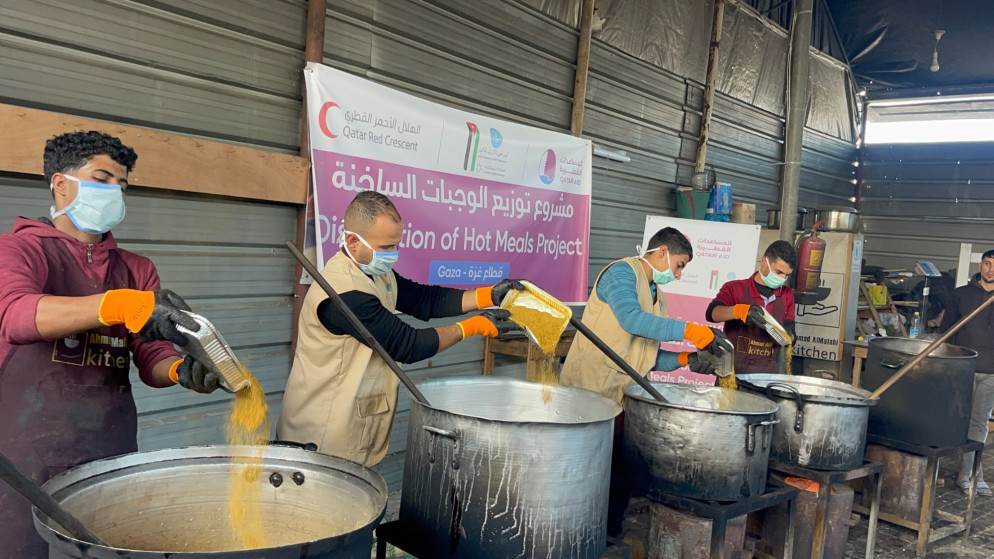 62 ألف مستفيد من المشاريع الإغاثية الأردنية في غزة منذ بداية 2026