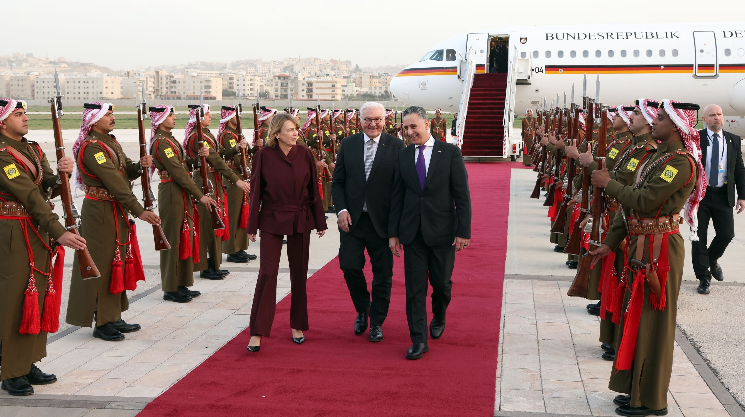 الرئيس الألماني يصل عمّان