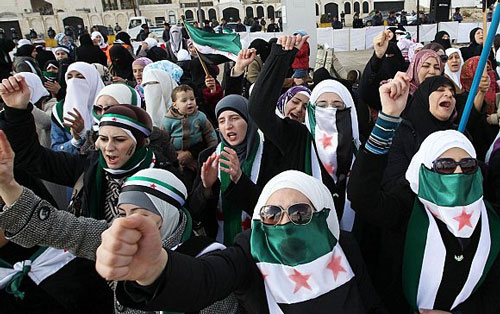  مسيرة من دوار عبدون باتجاه السفارة السورية  ..  الاثنين