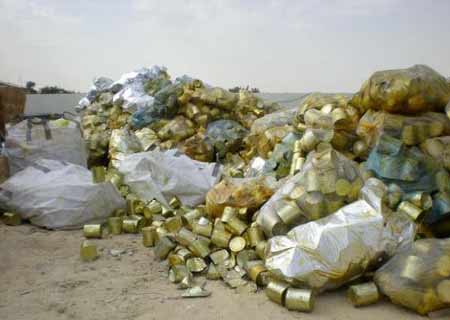 إتلاف 1250 كيلوغراما مواد غذائية في الرصيفة