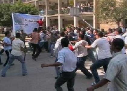  مشاجرة عنيفة في جامعة اليرموك 