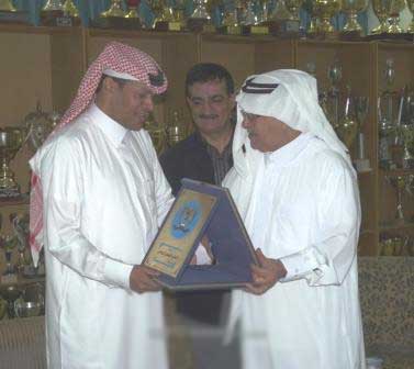  رئيس الفيصلي السعودي يزور الفيصلي الأردني 
