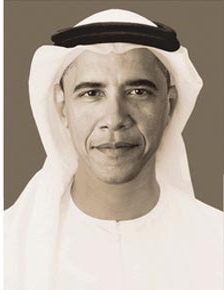  اوباما في الزي العربي 