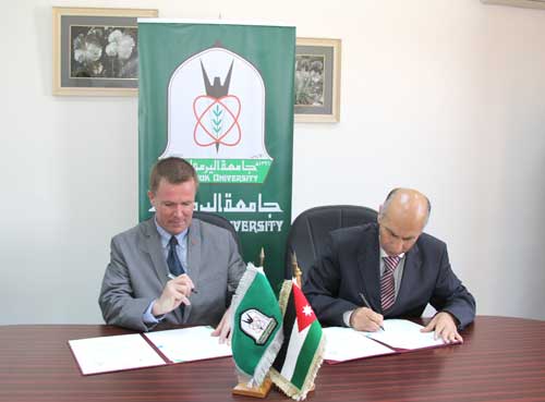  اتفاقية تعاون بين اليرموك وجامعة اوبورن الأمريكية 