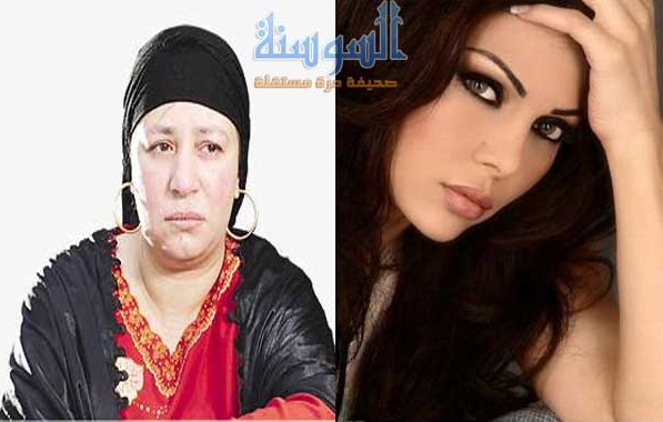 عبلة كامل تختطف هيفاء وهبي  ..  !