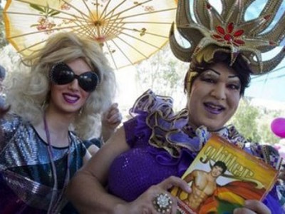 عشرات الالاف يحتفلون بإسرائيل بمهرجان المثليين 