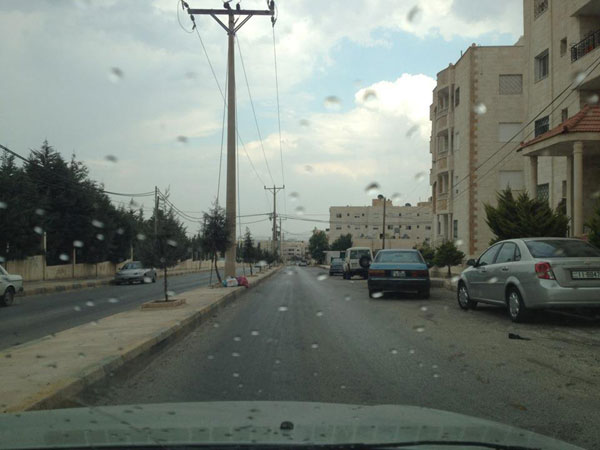  امطار غزيرة في بعض مناطق شمال الاردن - صور
