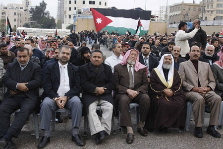 احتكاكات في مهرجان للاخوان بعمان 