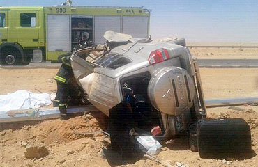 مصرع 3 اردنيين بحادث سير في السعودية