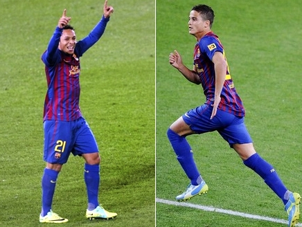 برشلونه ينوي بيع افيلاي وادريانو