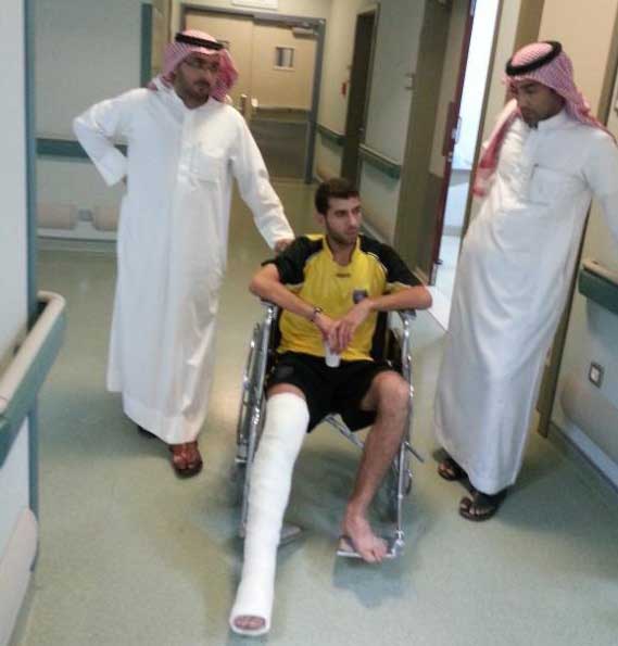 النشامى يفتقدون جهود اللاعب بهاء عبد الرحمن