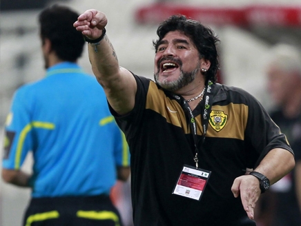 مارادونا متفاجئ من قرار اقالته من تدريب الوصل