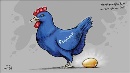 القيمة المالية لموقع فيس بوك