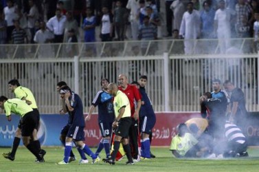 اعمال شغب بعد فوز الفيصلي على الرمثا