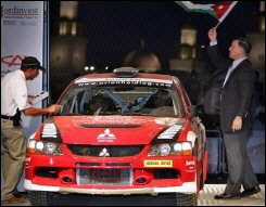 رالي الاردن على روزنامة بطولة العالم في 2010 .