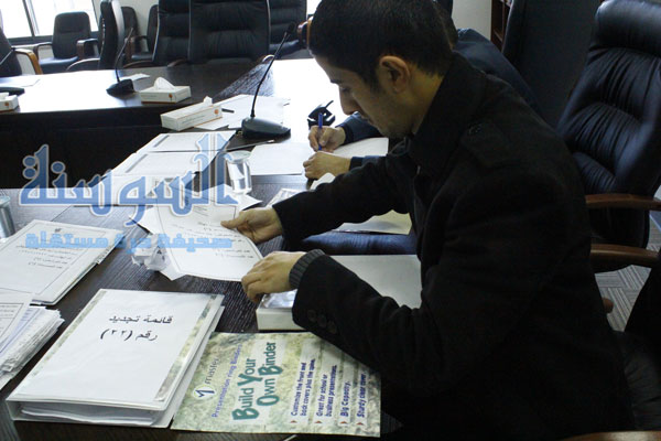 نتائج التسجيل للانتخابات أولا بأول  ..  صور