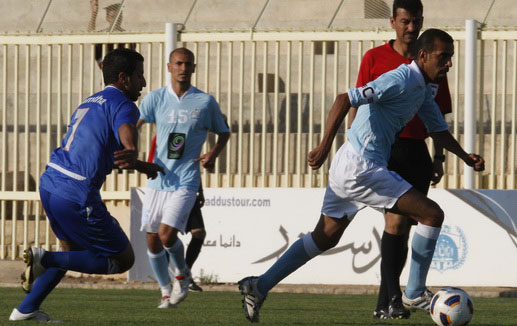 الرمثا يقسو على الفيصلي بثلاثية 