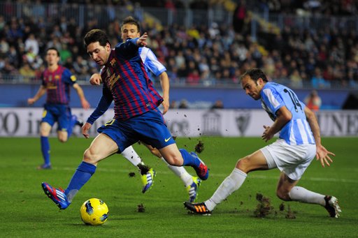 شاهد ملقة يحرج برشلونة بكأس إسبانيا