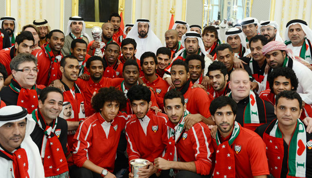 منتخب الامارات يحصل على 75 مليون درهم مكافآة