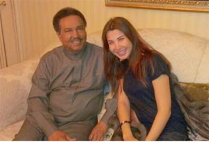 نانسي ومحمد عبده من كواليس حفل زفاف - صور
