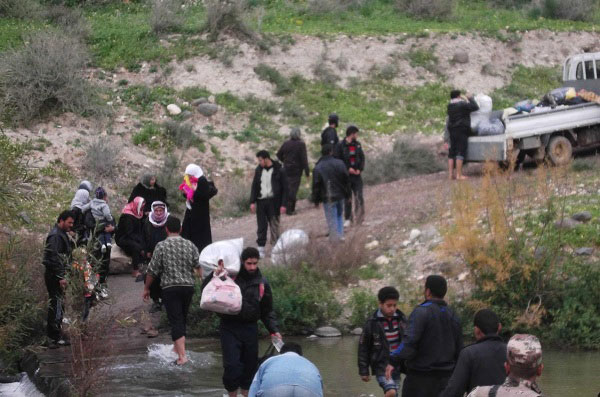 52500 لاجئ سوري إلى الأردن الشهر الحالي