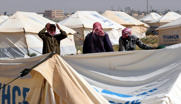 7629 لاجئا سوريا دخلوا الاردن الاسبوع الحالي