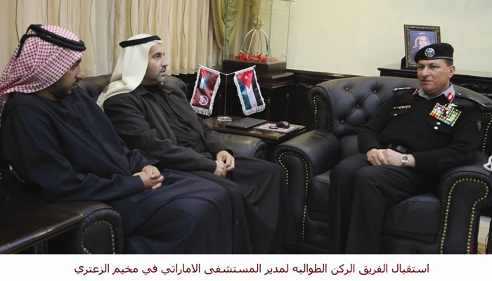 الطوالبة يستقبل مدير المستشفى الإماراتي في الزعتري